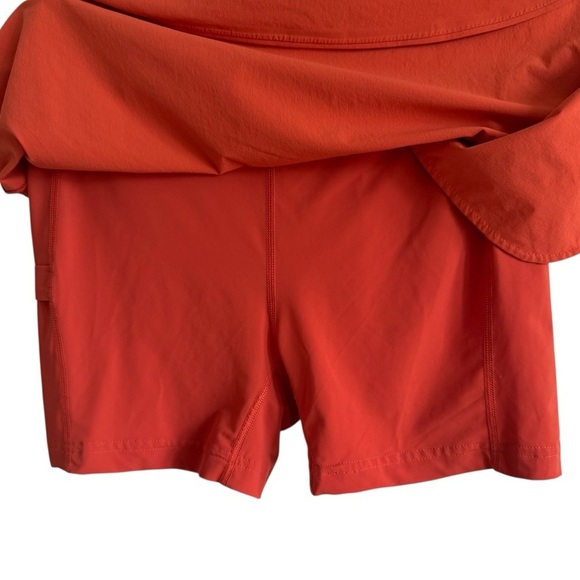 Outdoor Voices The Exercise 3" Skort, Paprika/Sunstone, Size M - Picture 3 of 8